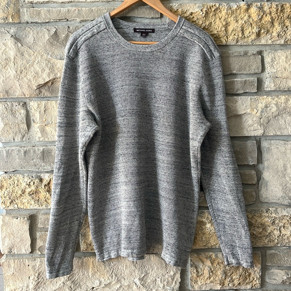 Michael Kors Men’s Gray Crew Neck Sweater Size XL